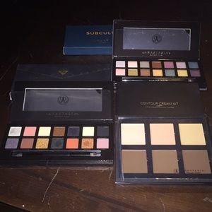 Anastasia eyeshadow palettes and contour bundle